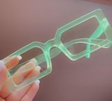 statement green sunglasses Photo 0