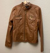 New Look Vegan Leather Jacket Size Medium Photo 0