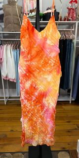 Floral Maxi Strapless Dress Photo 0