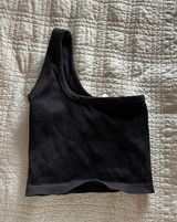 NIKIBIKI Cropped Seamless One Strap Top Photo 0