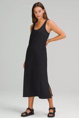 Lululemon reversible black midi dress size 2 Photo 0