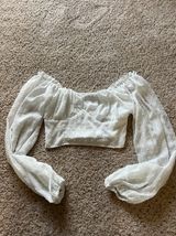 SheIn Long Sleeve Crop Top Photo 0