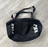PINK - Victoria's Secret PINK Black Gym/Overnight Bag Photo 0