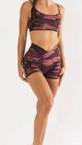 Burgundy Surface Limitless Bra & Surface Power Short Photo 0