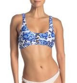 Nicole Miller NWT  Floral Bikini Top Photo 0