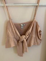 Amuse Society Pink Crop Top Photo 0