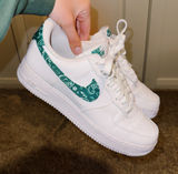 Nike Air Force Women’s Green Paisley Photo 0