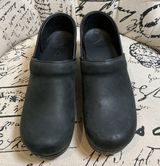 Dansko Black Leather Clogs Size 39 Comfortable Slip On Casual Shoes Photo 0