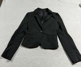 EXPRESS Vintage Black Single Button Career Professional Blazer Size 4 EUC Photo 0
