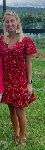 Wrap Dress Red Photo 0