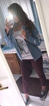 Forever 21 Distressed Denim Jacket Photo 0