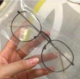 Round Frame Glasses Black Photo 0
