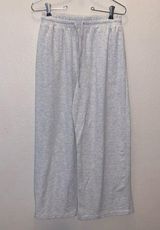Como Blu Grey Wide Leg Sweatpants With Pockets Gray Size XS Photo 0