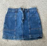 Denim Miniskirt Photo 0