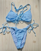 Dippin' Daisy's dippin daisy’s blue bikini set Photo 0