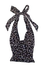 Cheetah Print Halter Top Photo 0