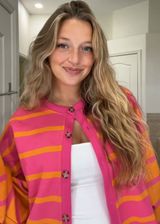 NWT Classic Stripe Cardi Photo 0