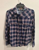 Jachs Girlfriend Button Up Long Sleeve Flannel Photo 0