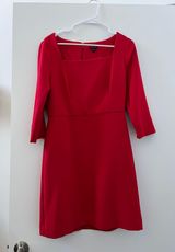 Ann Taylor Red Dress Photo 0