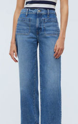 Madewell Wide Leg Crop Jeans Photo 0