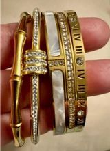 18K Diamond Stacking Bracelet  Photo 0