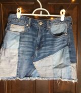 American Eagle Outfitters Patch Jean Skirt Photo 0