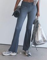 FP Movement Black "Mark My Words Slim Flare" Yoga Pants Photo 0