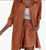 Zeagoo  Burnt Orange Matching Set Photo 0