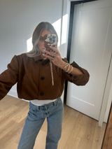 Amazon faux suede cropped jacket  Photo 0