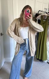 Amazon oversized knit cardigan Photo 0