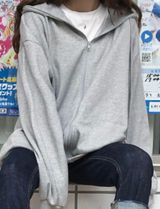 Overfited Gray Zip Photo 0