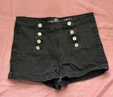 Black High Waist Shorts Size 12 Photo 0
