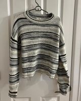 Gray striped Sweater Photo 0