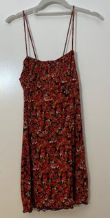 Free People Floral Red Dress Photo 0