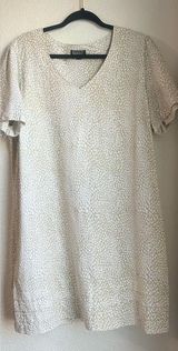 Nicole Miller Linen Deer Print Dress Photo 0