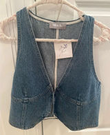 Blue B Denim Vest Photo 0