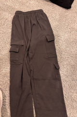 Grey Garage Cargo Sweatpants Photo 0