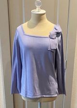 Carlisle 3/4 sleeves Purple top Photo 0