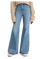Levi's Women's Ribcage Bell High Rise Flare 29x32 Ringing Bells Medium Wash Photo 0