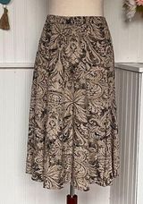 Christopher & Banks Fit & Flare Floral Skirt Photo 0