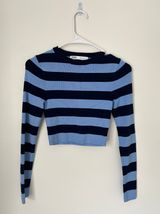 ZARA Cropped Long Sleeve Top Photo 0