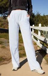 Light Blue Anastasia Velvet Sweatpants Photo 0