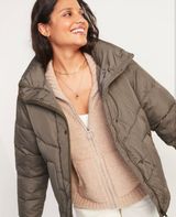Old Navy Quilted Utility Puffer Jacket Photo 0