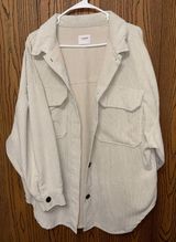 Ci Sono Oversized Corded Button Up Photo 0