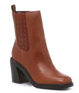 Paula Block Heel Chelsea Leather  Boot Ankle sz 8 Photo 0