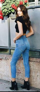 Revice Denim Venus Crops Photo 0
