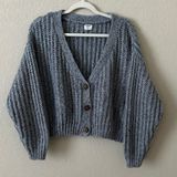 Cotton On  Blue 3 Button Knit Cardigan Sweater Photo 0