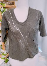 Material Girl Knitted Sweater Top Photo 0