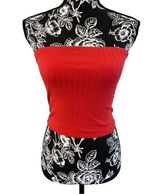 American Eagle Strapless Top Tube Top Cropped Textured Summer Beach Coastal Photo 0