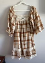 Merritt Dress Brown Size 1X Photo 0
